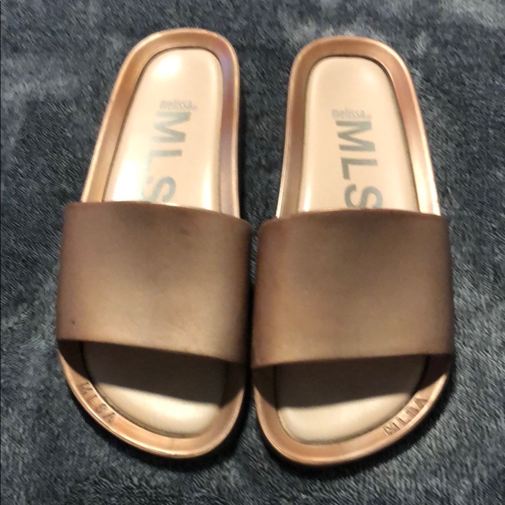 Melissa Brown Sandals Modern Slide Design